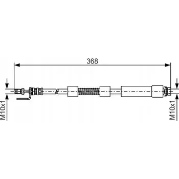 Brzdová hadice Bosch 1 987 476 059 Brzdová hadice