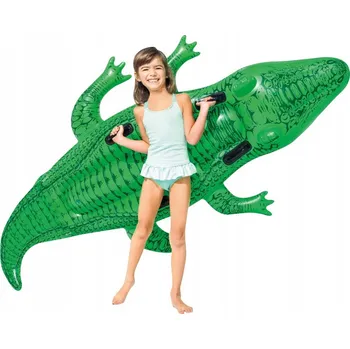Velký ALIGÁTOR Matrace Nafukovací na Vodu Plavání Hračky pro Děti 58562