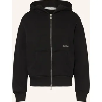 Pánská mikina About:Blank Pánská Mikinová Bunda, černá / bílá, S