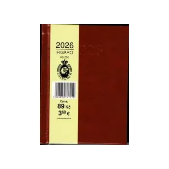 Diář Diář 2026 Figaro denní A6