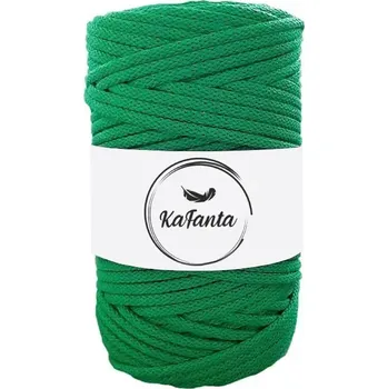 Příze Bavlněná šňůra KaFanta 5 mm - zelená