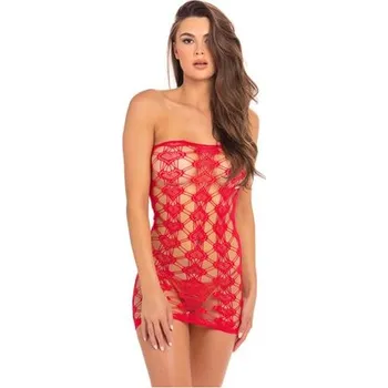 Dámské erotické šaty Šaty René Rofé QUEEN OF HEARTS TUBE DRESS S-L červené | René Rofé