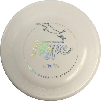Hračka pro psa Løype Létající disk Sonic Xtra 215 Distance bílá