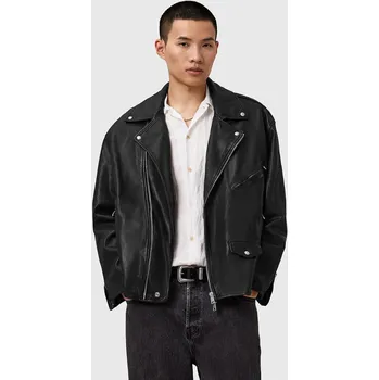 Moto bunda Kožená bunda AllSaints BRADFORD M005LD černá 99X, vel. S