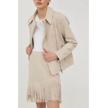 Dámská sukně Semišová sukně Bruuns Bazaar BBW2830 béžová 08X, vel. 38