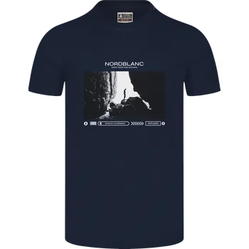 Pánské tričko Pánské triko NORDBLANC ALONE NBSMT8149 MODRÁ S