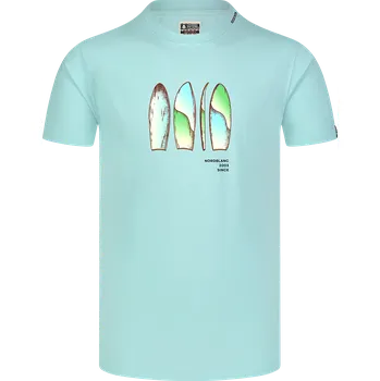 Pánské tričko Pánské triko NORDBLANC ALOHA NBSMT8156 SVĚTLE MODRÁ XXL