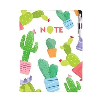 Notes - zápisník DESIGN A4 čtverečkovaný - Kaktus