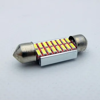 Autožárovka VÝPRODEJ: CAN-BUS sufitka bílá - Super Light, 16 SMD LED, 36mm, 1ks (LED sufitka bílá - Super Light)