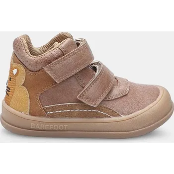 Dívčí zimní obuv Bubblegummers dětská polobotka s páskem hnědé, vel. 26