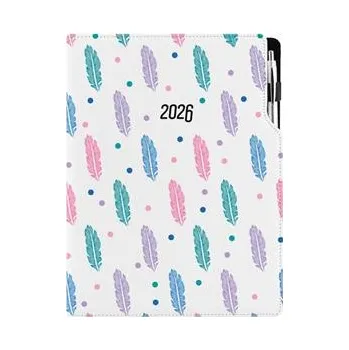 Diář Diář DESIGN týdenní A4 2026 - Pírka
