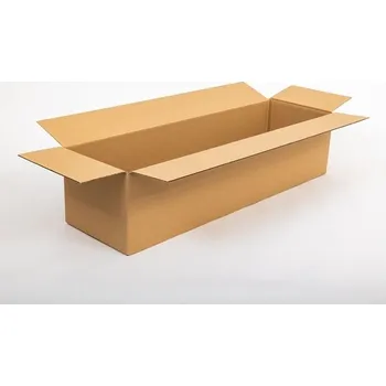 Obalový materiál Kartonová krabice klopová dlouhá 1100x250x200 mm 3VVL C 530g/m2 hnědá - paleta 480 ks