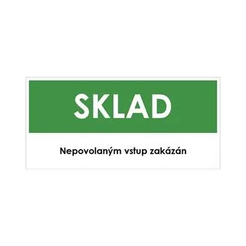 SKLAD, zelená, plast 1 mm 190x90 mm