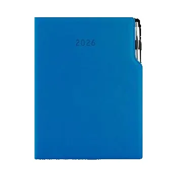 Diář Diář GEP s propiskou týdenní A4 2026 - modrá pastelová