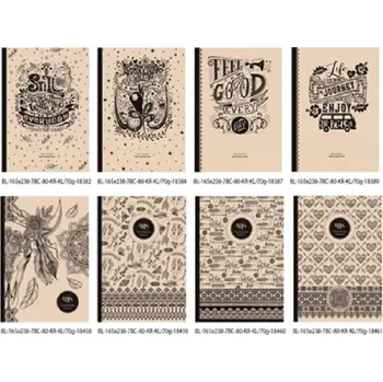 Zápisník KANCELÁŘSKÝ ZÁPISNÍK Notes Školní Potřeby Kancelářské Ozdobný Zápisník 165x238/80K