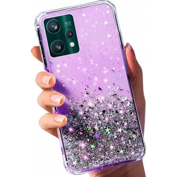 Pouzdro na mobilní telefon Zadní Kryt Radian pro Realme 9 4G fialový