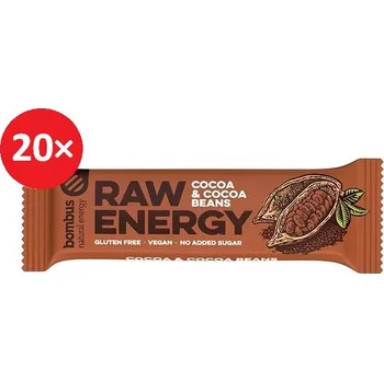 Bombus Raw Energy Cocoa&Cocoa beans 20 x 50g