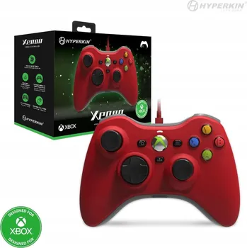 Gamepad Hyperkin Xenon Drátový ovladač pro Xbox / Windows, červený