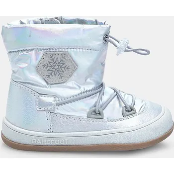 Dívčí obuv Bubblegummers dětské zimní kotníkové boty stříbrné, vel. 24