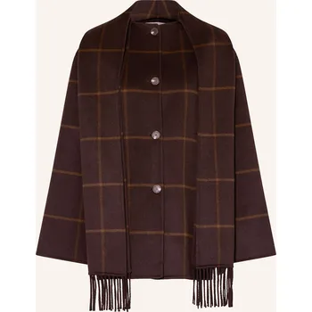 Dámský kabát Yerse Dámský Kabát Godfy, tmavě hnědá, 38