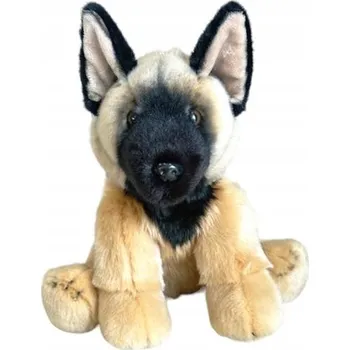 plyšák Plyšová Hračka Pejsek Belgický ovčák sedící DUBI - 28 cm