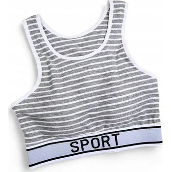 Podprsenka ŠEDÁ DÁMSKÁ SPORTOVNÍ PODPRSENKA 9821 L/XL - 41