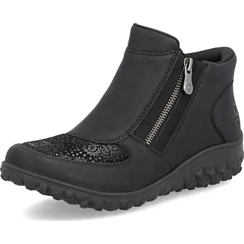 Dámské kozačky Dámská kotníková obuv RIEKER 59558-01 černá W5 40