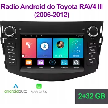 Autorádio Autorádio Android Toyota RAV4 III / 2+32 GB / Android Auto / Carplay / Wi-Fi / BT