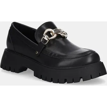 Dámské mokasíny Mokasíny Just Cavalli dámské, černá barva, na platformě, 79RA3S81ZS984899 99X, EUR 38