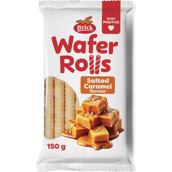 Brick Trubičky plněné slaný karamel 150g