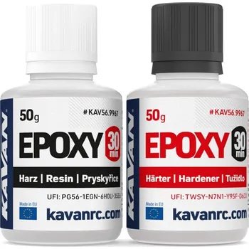 Průmyslové lepidlo KAVAN Epoxy 30min 2x 50g