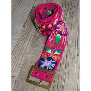 Opasek Pásek vyšívaný (růžový)