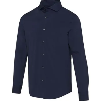 Pánská košile Carnelian pánská košile z poplínu - Námořnická modrá / 3XL