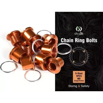 Klika na kolo a2z Šrouby do převodníků CNC set 5ks 6,5 mm průměr 10mm cooper