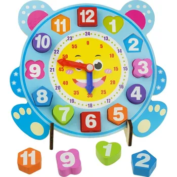 Hodiny Dřevěná třídička, hodiny KinderSafe