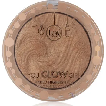 Rozjasňovač J.Cat Beauty You Glow Girl zapečený rozjasňovač odstín 102 Twilight 8.5 g