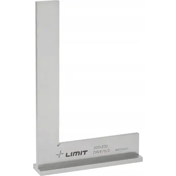 Úhloměr Úhelník se základnou Limit 300x200 mm DIN 875/2