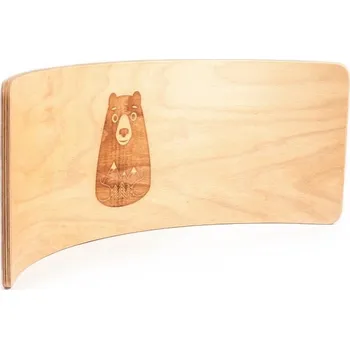 Dřevěná hračka Utukutu Houpací prkno gravírované Druh: Gravír medvěd s horou
