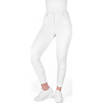 Jezdecké kalhoty EQUITHÈME Rajtky Elsa Je t'aime Equithème, s gripem, dámské, bílé 38