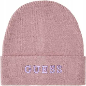 Čepice Zimní čepice Guess růžová, velikost L