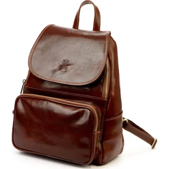 Městský batoh Dámský kožený batoh Florence hnědý (KZ2256639) 11l