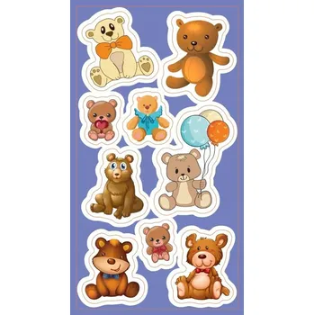 samolepka Samolepky klasické Ranok-Creative medvídci 9 ks