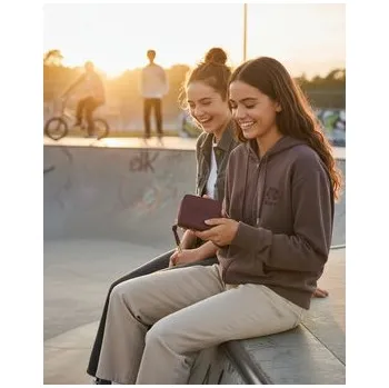 Peněženka Peněženka Roxy CEO-RX-W1-003-AW25 Bordó NOSIZE