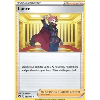 Volný čas Pokémon SIT 159/195 Lance - Silver Tempest Stav: Near Mint, Verze: NORMAL