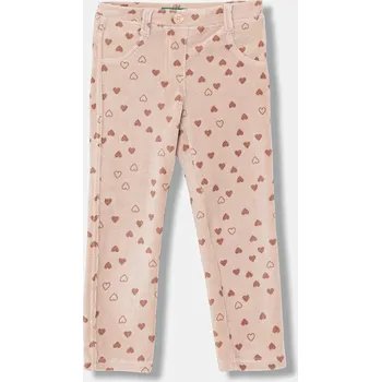 Dívčí legíny Dětské legíny United Colors of Benetton 4NNFGE02N.P.seasonal růžová 30X, vel. 82