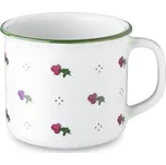 Hrnek plecháček, porcelán, růžové kytičky, 350 ml, G. Benedikt