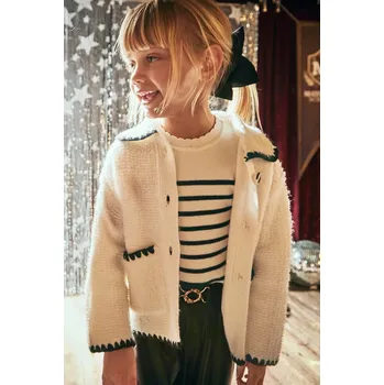 Dívčí svetr Dětský svetr Mayoral 4436.6F.Mini.9BYA béžová 01X, vel. 128