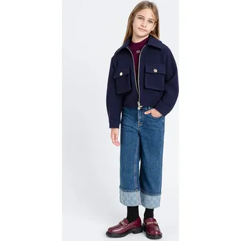 Dětská bunda Twinset 252GJ2151 námořnická modř 59X, vel. 128
