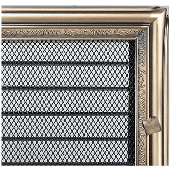 Krbová kamna Mřížka 17x30 rustikální se žaluzií 30RX