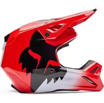 Helma na motorku Fox V1 Shield Helmet M fluorescent red